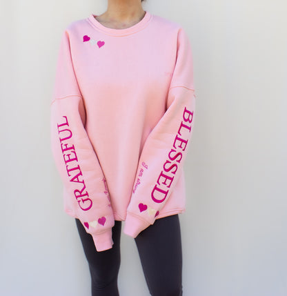 The "Blessed" "Grateful" Sweater