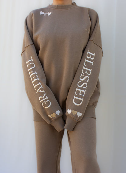 The "Blessed" "Grateful" Sweater